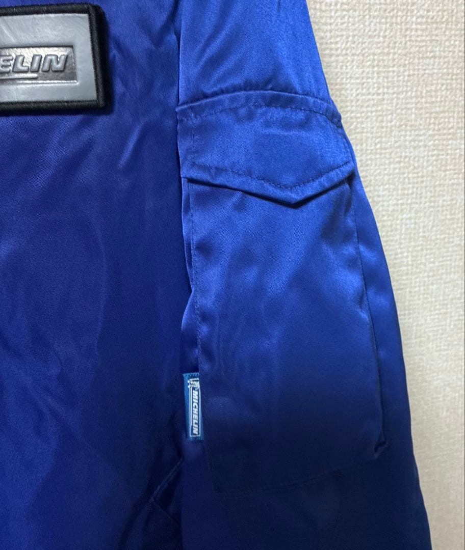 MICHELIN 青 ナイロンボンバージャケット
