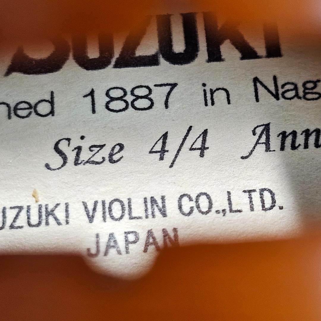 【美品】スズキ ヘリテージバイオリン No.1500 4/4 2003年製