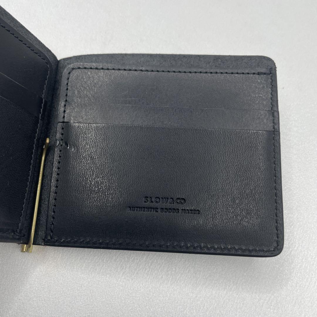 【未使用品】スロウ SLOW マネークリップ 財布　黒