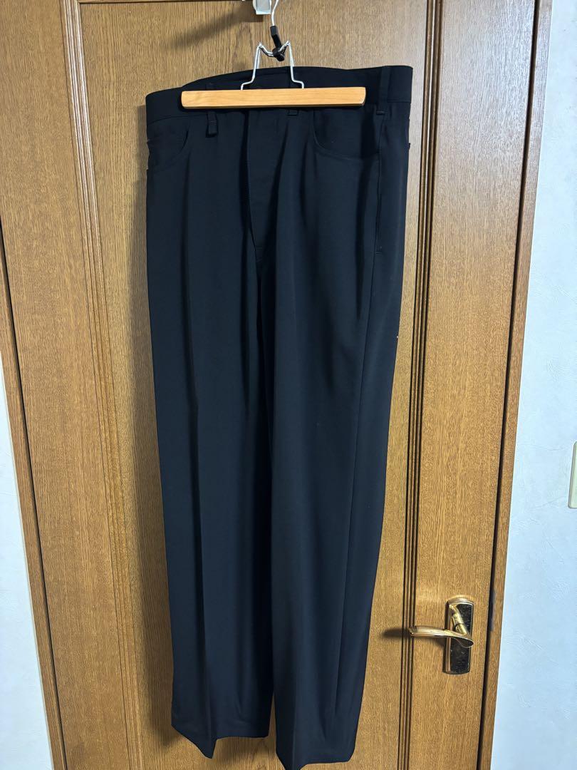 パンツ balenciaga black slacks