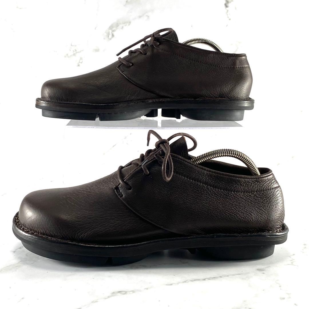【新品】トリッペン 40 COMFY ALB 鹿革 レースアップシューズ 茶色