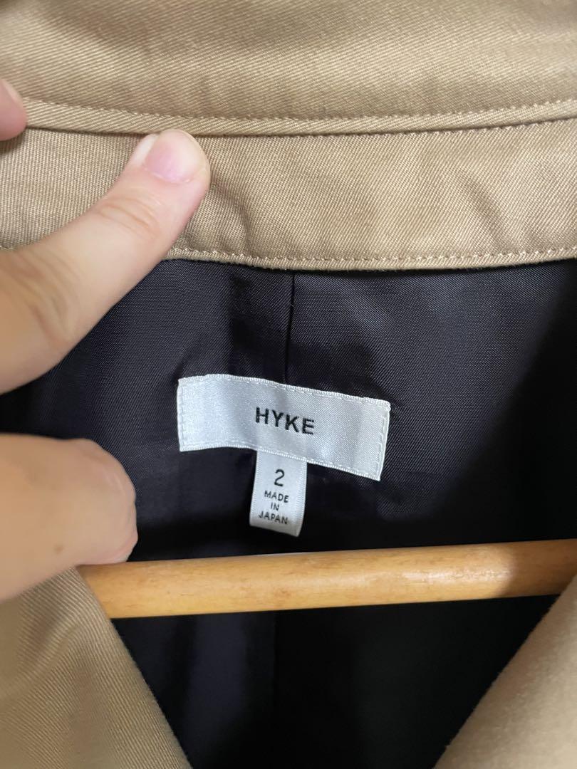 ⚫︎HYKE ハイク トレンチコート レギュラーフィット サイズ２