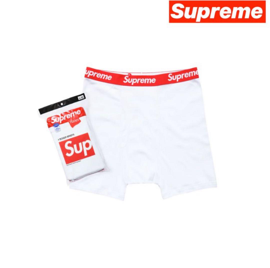 Supreme ボクサーパンツ 白 M 2枚