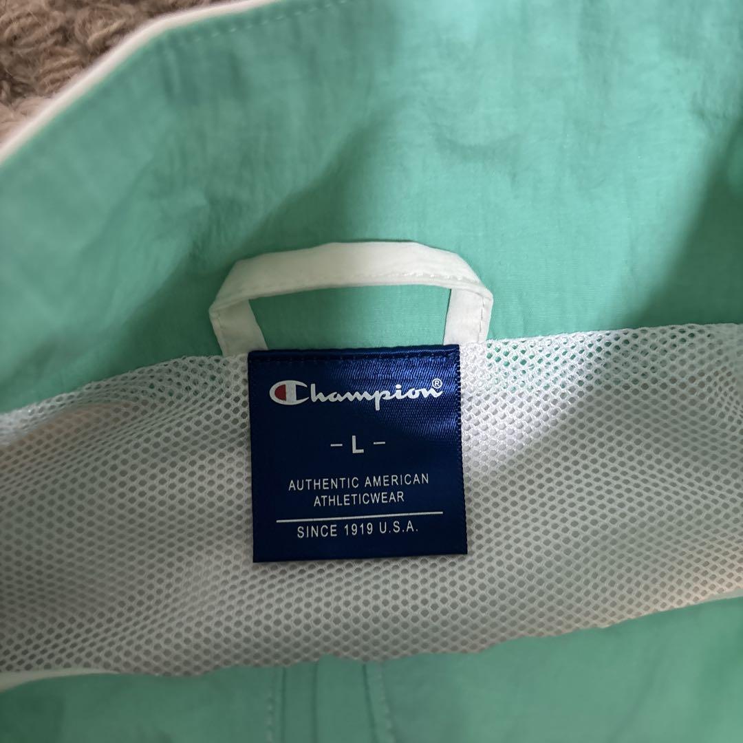 Champion ナイロンジャケット L ホワイト