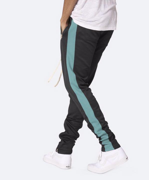 teal track pants
