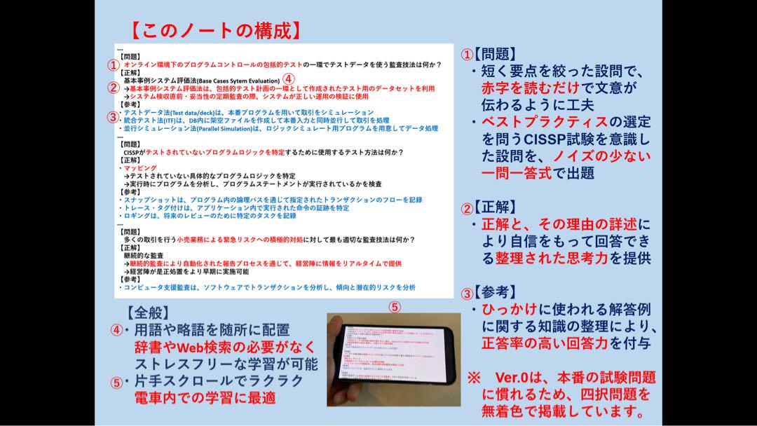 Amazon.co.jp: 完全版Vol.0,1,2,3 CISSP試験対策ノート : 文房具