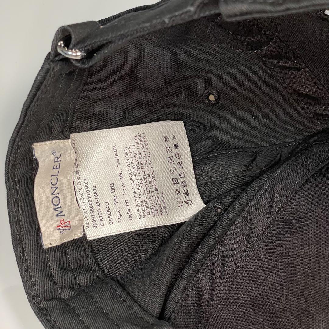 MONCLER ブラック キャップ