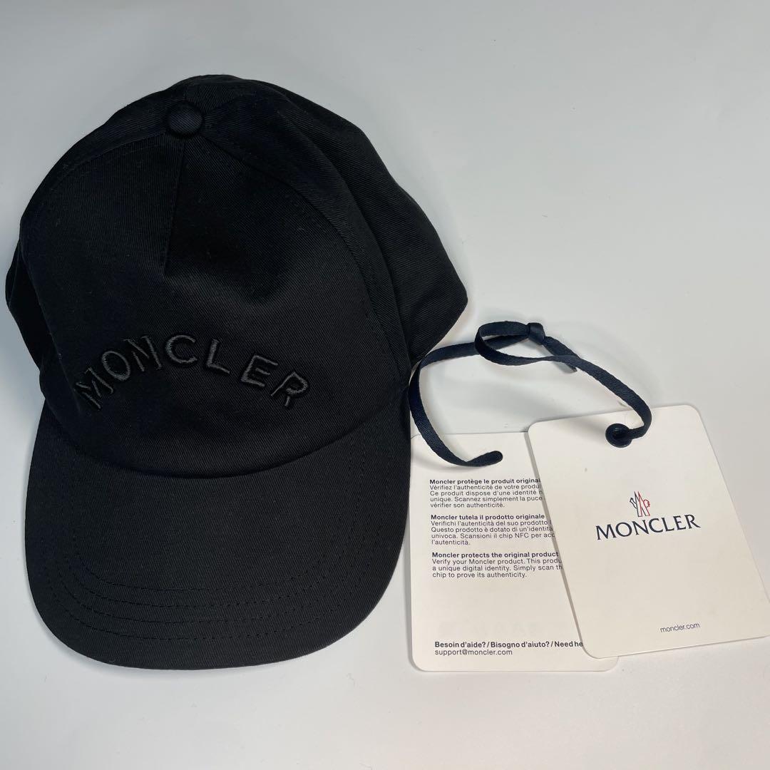 MONCLER ブラック キャップ