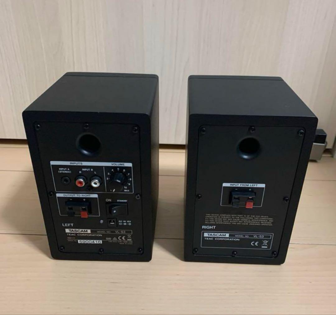 即購入⭕️ TASCAM タスカム VL-S3 モニタースピーカー