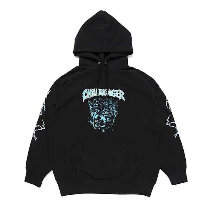 CHALLENGER　THUNDER WOLF HOODIE　チャレンジャー