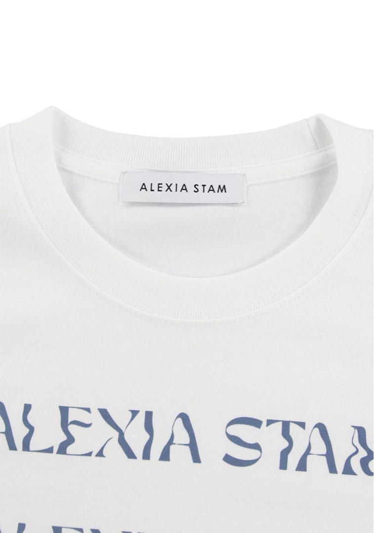 ○ALEXIA STAM○ Repeat Logo Tee 新品