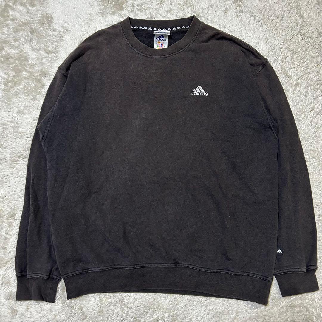 90s アディダス　鬼フェード　ブラックスウェット