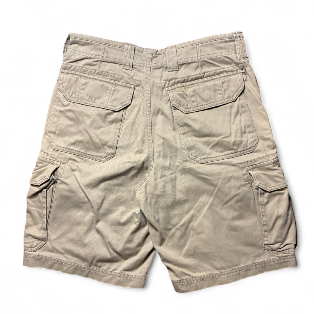 ヴィンテージ古着 00s コットンカーゴパンツ ワイド W34 L30 ベージュ ヴィンテージ古着 00s コットンカーゴパンツ ワイド W34 L30