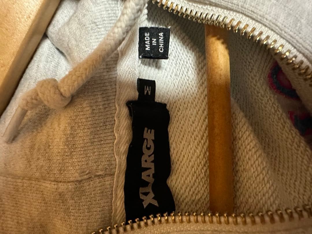 XLARGE ジップグレー パーカー XLARGE ジップグレー パーカー