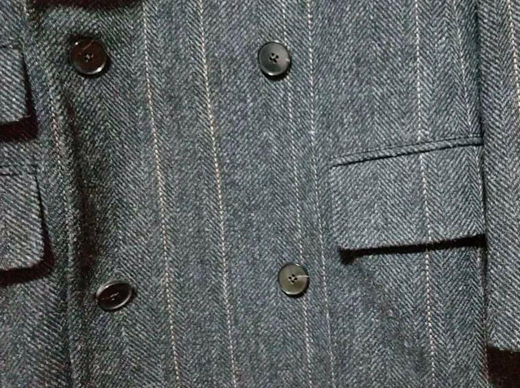 セール】HIGH STREET∴BALLIシャギーチェックスタンドコート