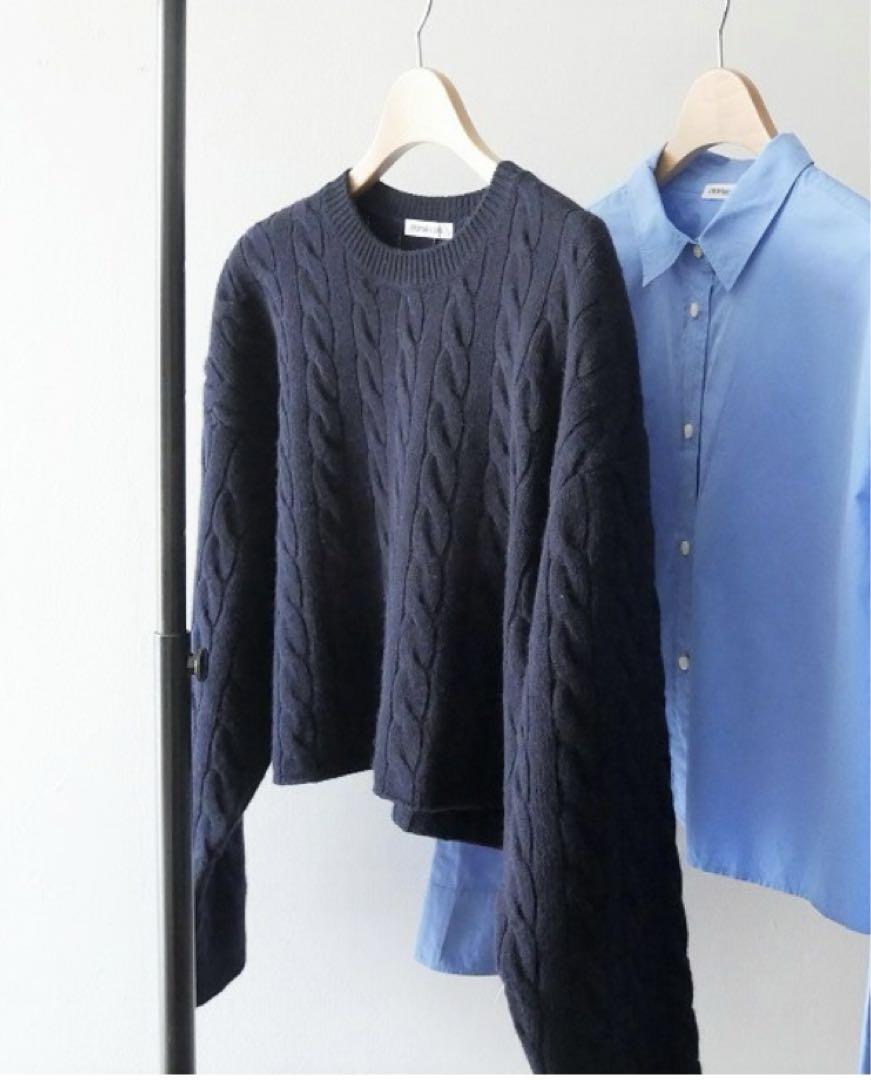 DEUXIEME CLASSE Cropped Cable プルオーバー