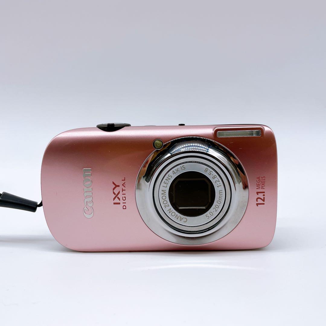【完動品】canon キャノン　IXY510 IS デジカメ　コンデジ　ピンク