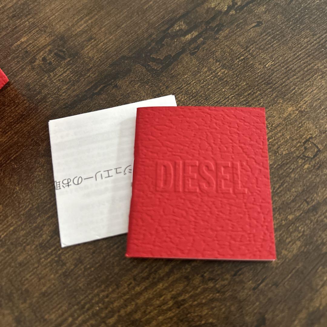 DIESEL レッド ピアス(両耳用)