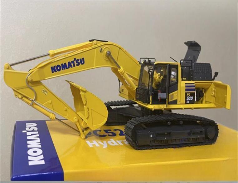 コマツ建機　PC520LC-11MO  1/43 1/43 Scale KOMATSU PC520LC-11MO Hydraulic Excavator Diecast