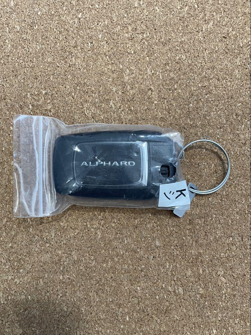 【美品】TOYOTA アルファード　純正スマートキー　スペアキー　鍵