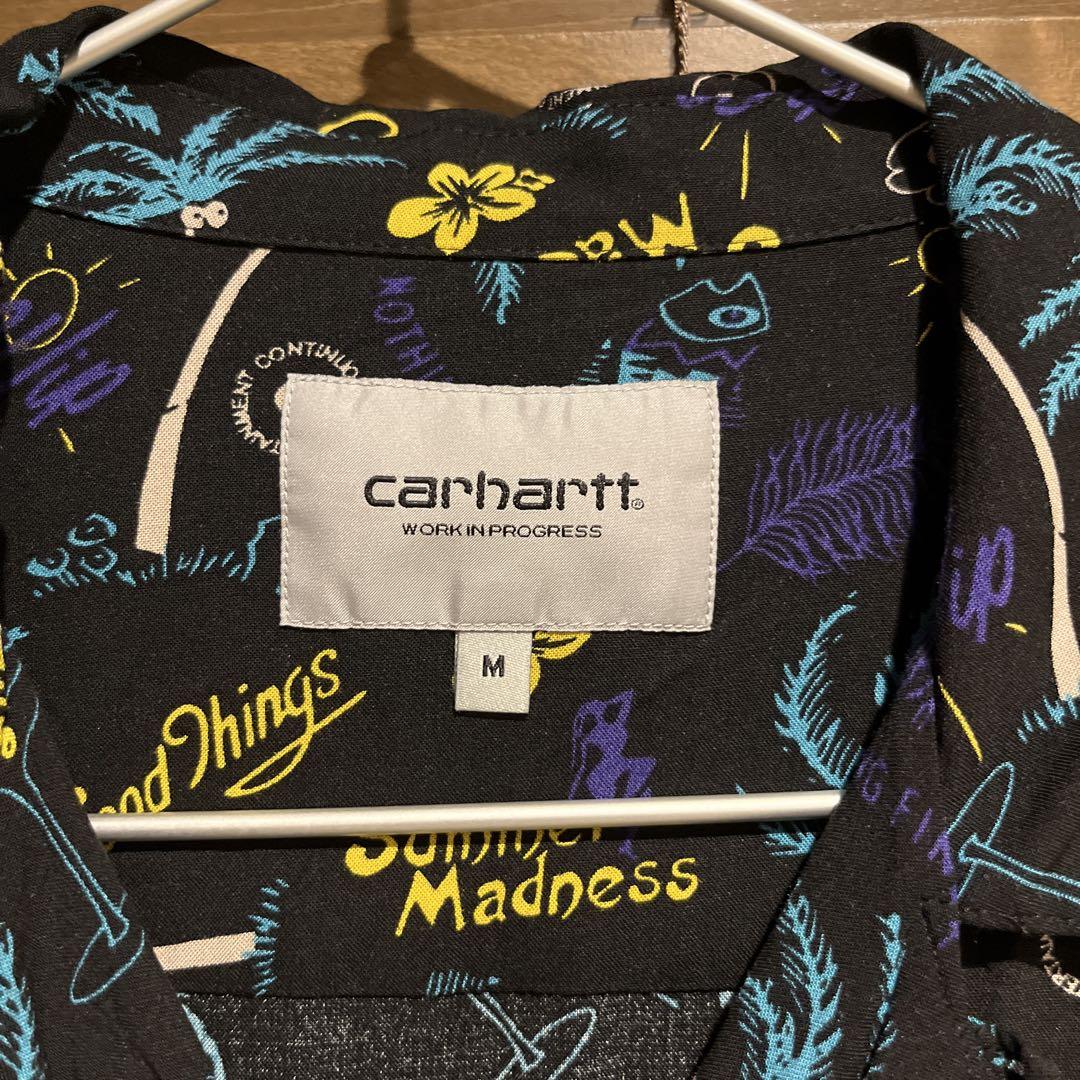 カーハート　アロハシャツ　メンズ　M 柄シャツ