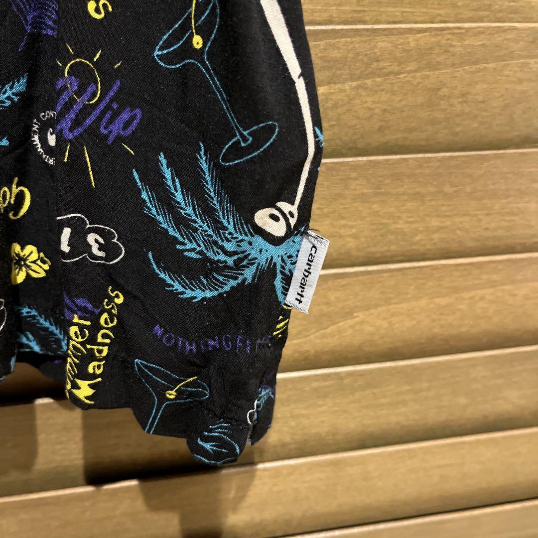 カーハート　アロハシャツ　メンズ　M 柄シャツ