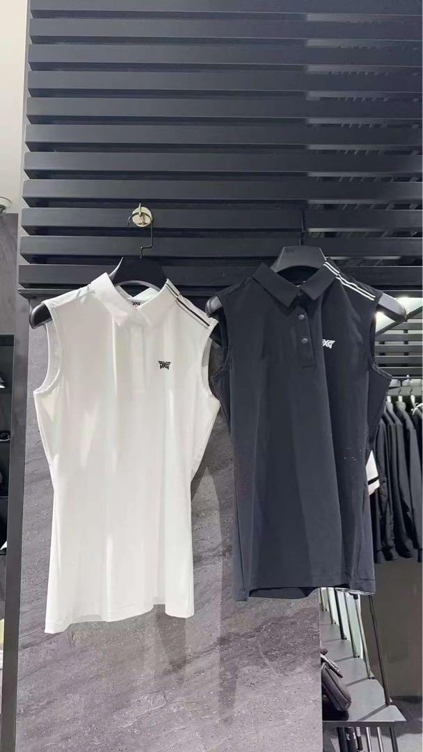 PXG レディース ノースリーブポロシャツ 2色