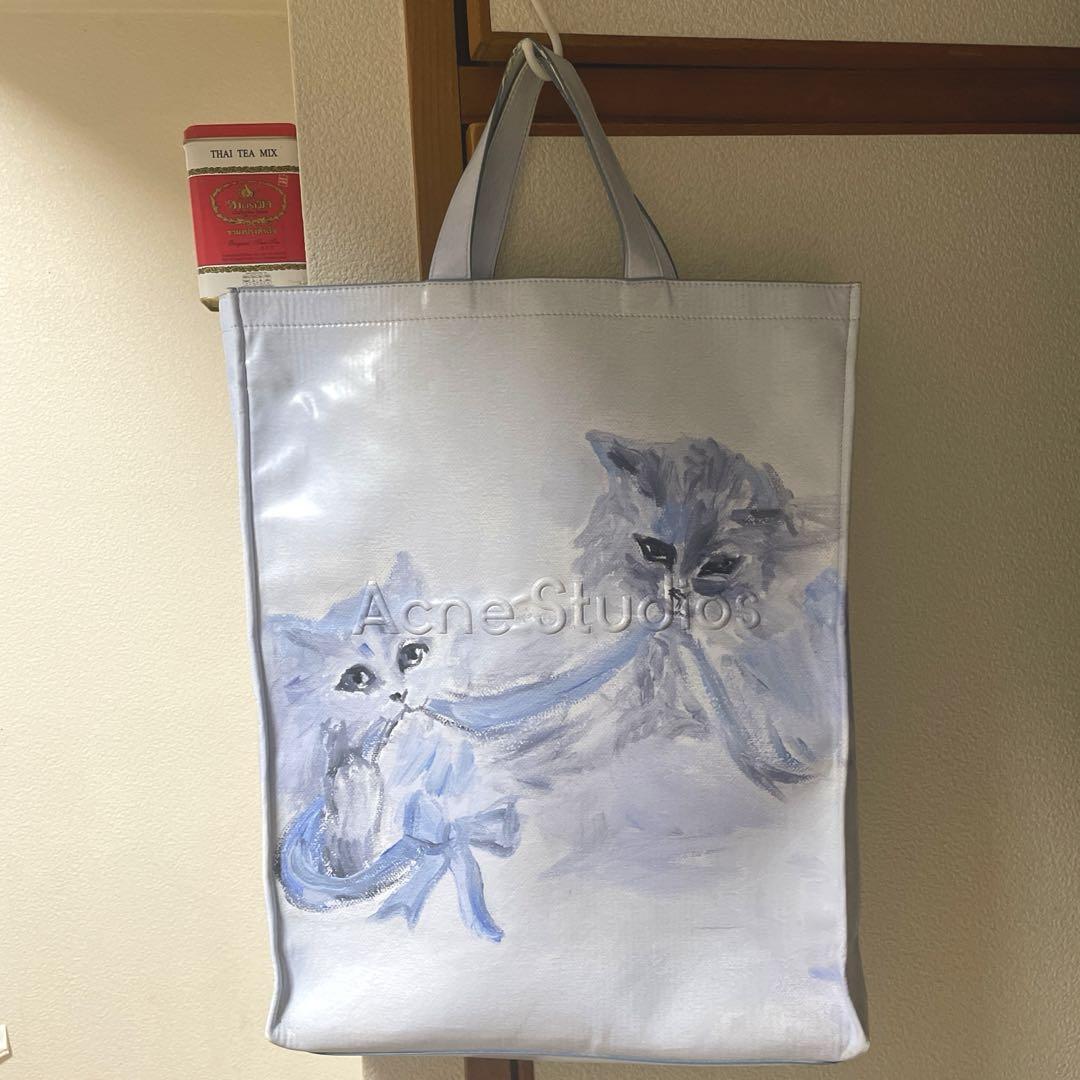 Acne Studios Karen Kilimnik プリント トートバッグ Acne Studios Karen Kilimnik プリント トートバッグ - メルカリ