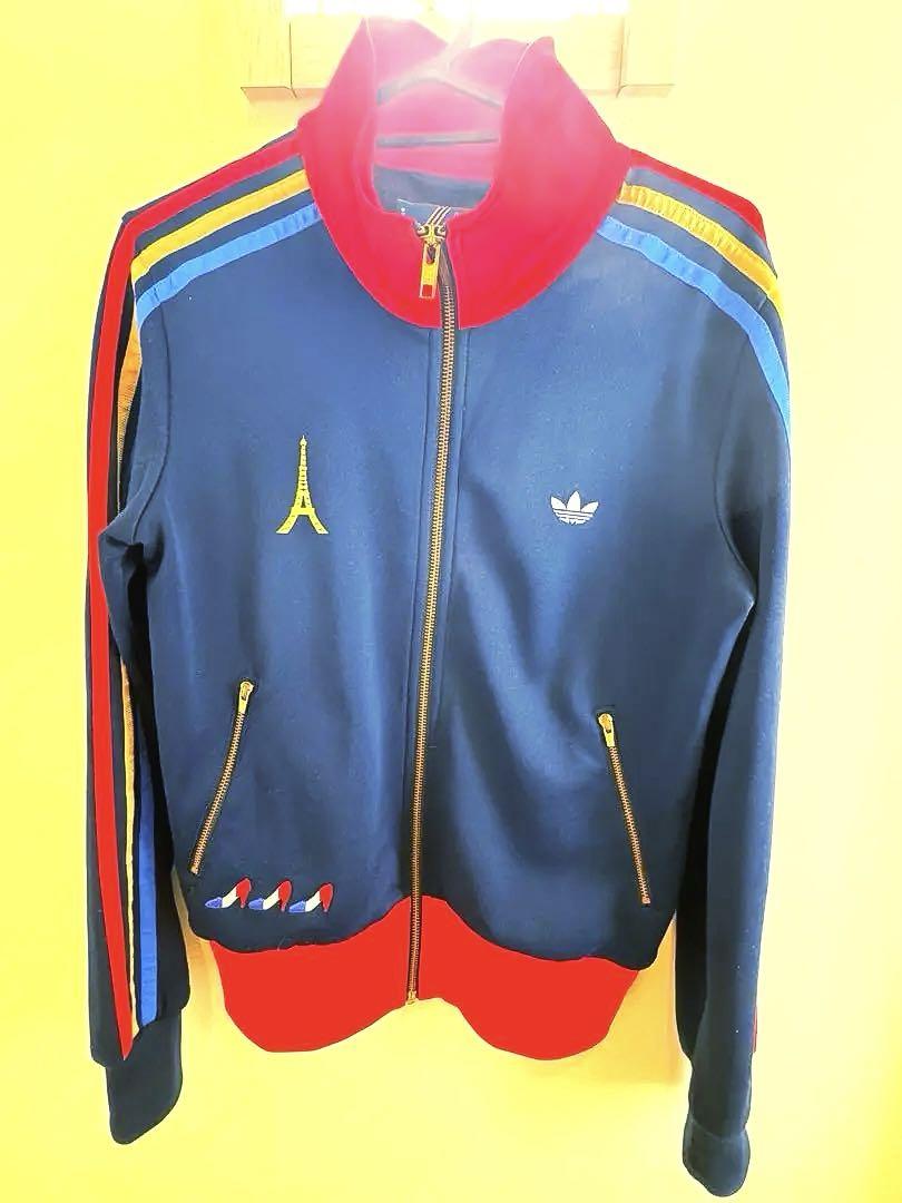 adidas エッフェル塔 PARIS ジャージ ネイビー