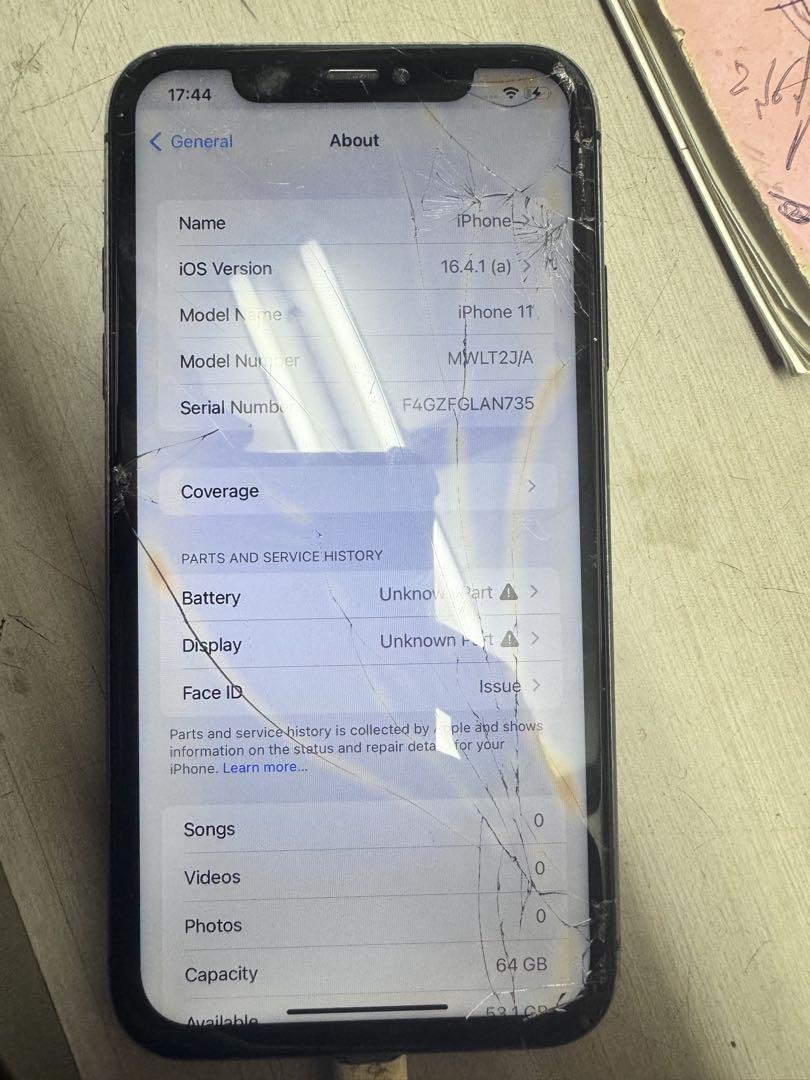 Apple iPhone11 64GB SIMフリー ジャンク品