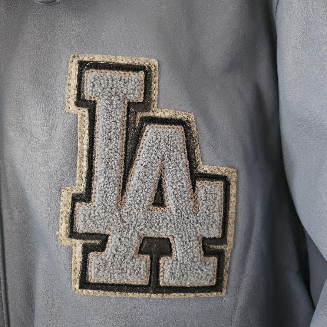 【超希少】 MLB ドジャース LA スタジャン オールレザー 大谷 L