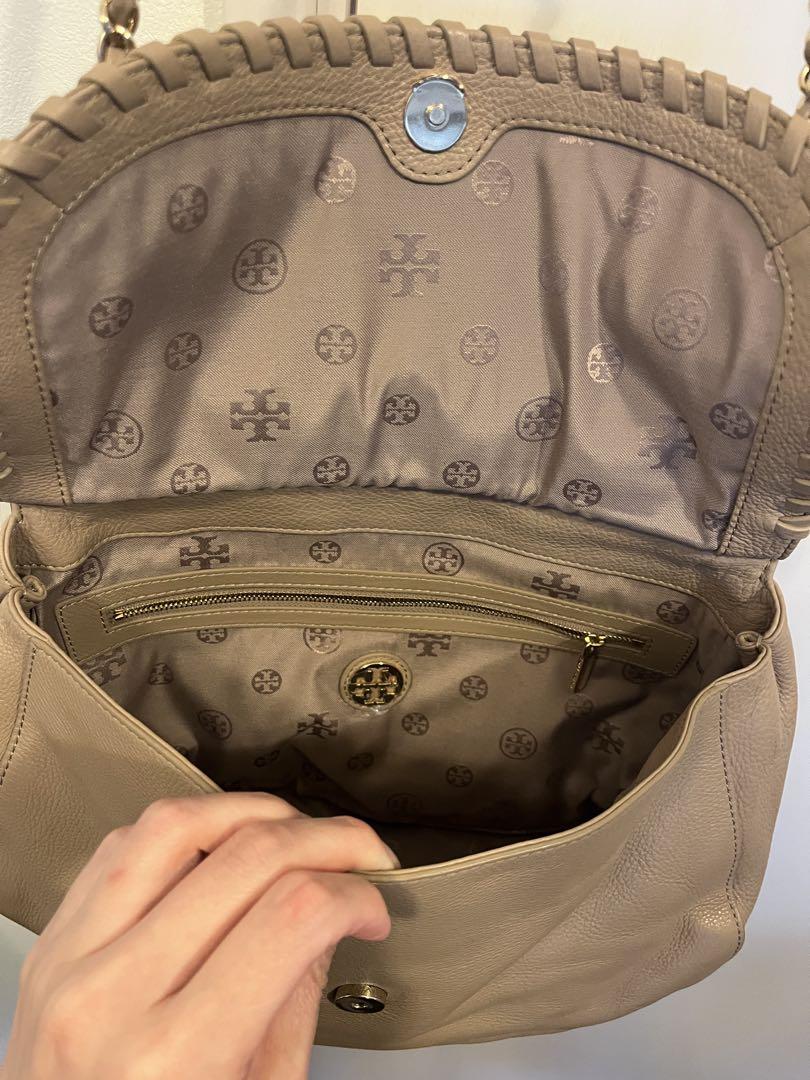 Tory Burch ベージュ レザー バッグ