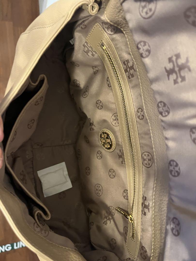 Tory Burch ベージュ レザー バッグ