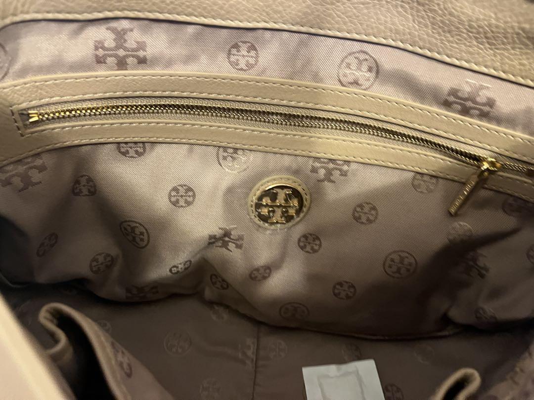 Tory Burch ベージュ レザー バッグ