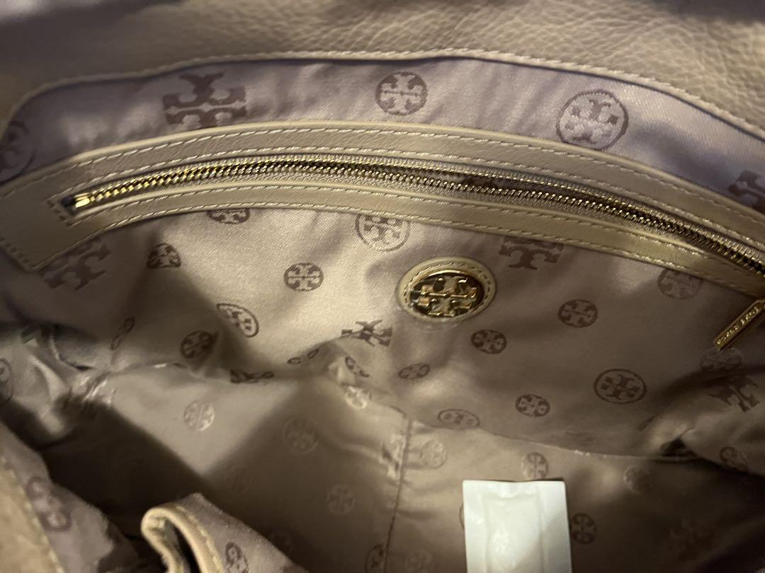 Tory Burch ベージュ レザー バッグ