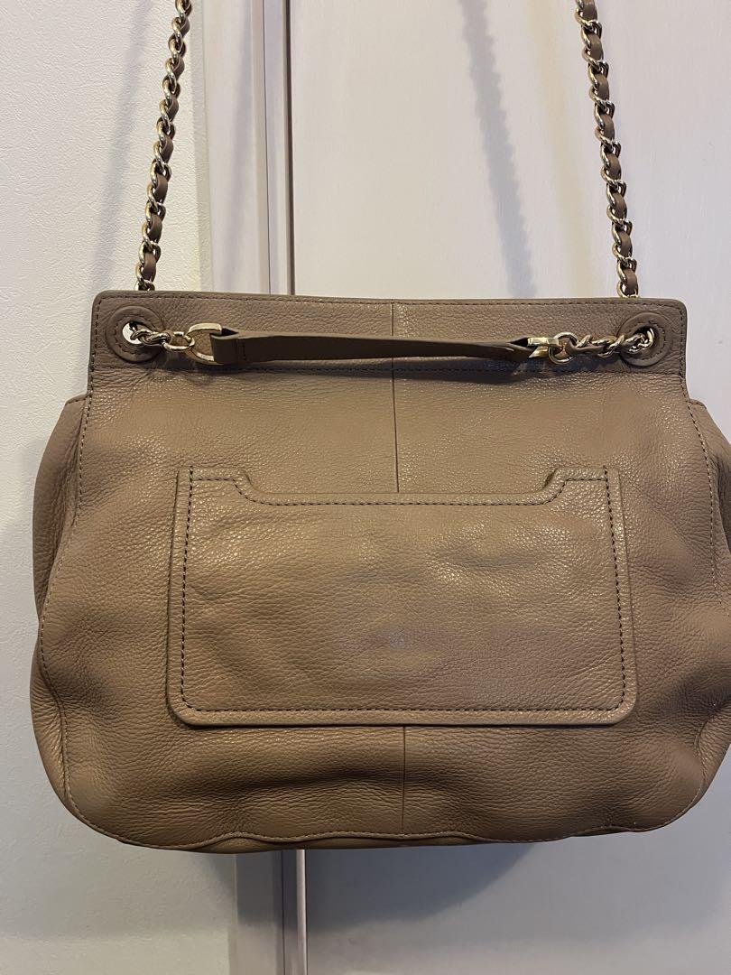 Tory Burch ベージュ レザー バッグ