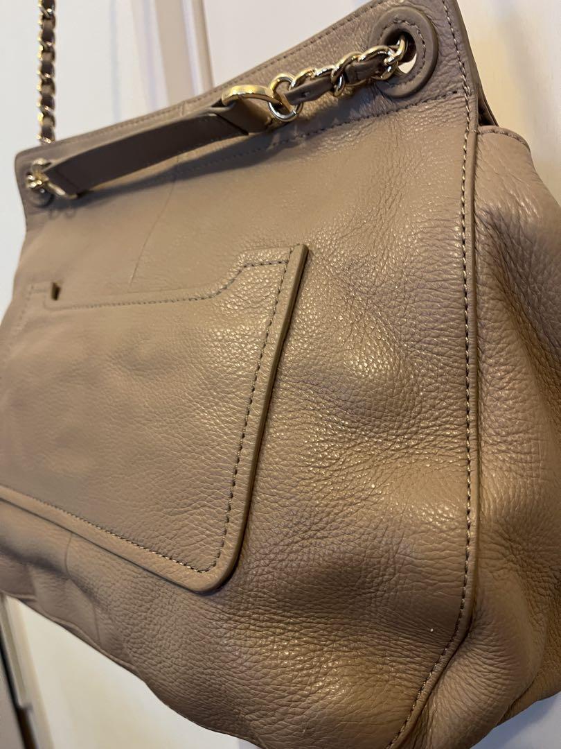 Tory Burch ベージュ レザー バッグ