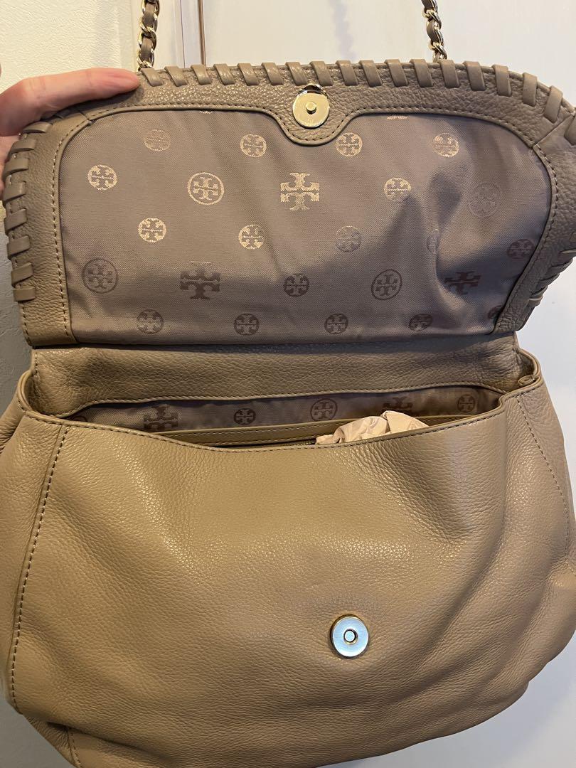Tory Burch ベージュ レザー バッグ