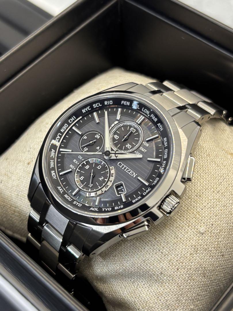 未使用極美品 CITIZEN アテッサエコドライブH804-T018696 電波