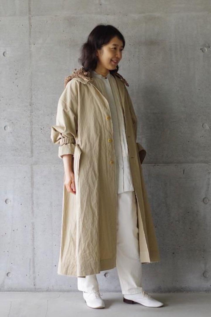 美品✴︎ GASA* ガサ獅子座　ニットフードコート