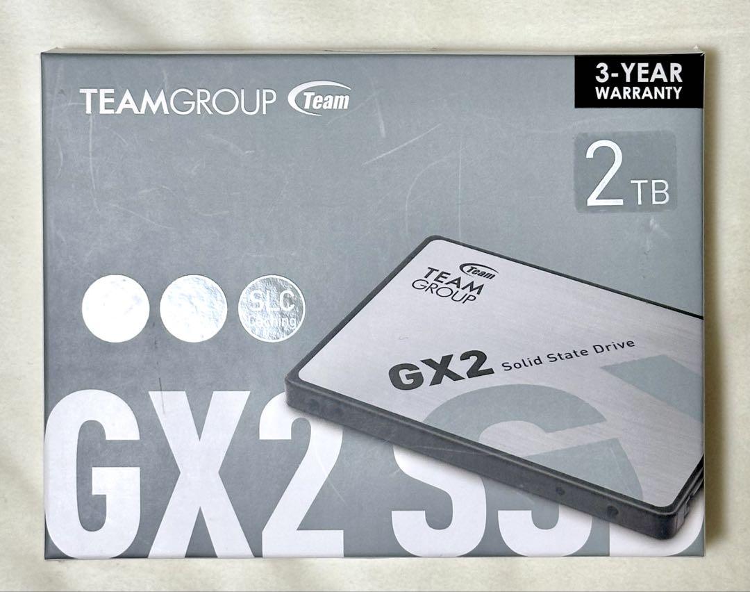 TEAM 2.5インチ SATA SSD 2TB GX2
