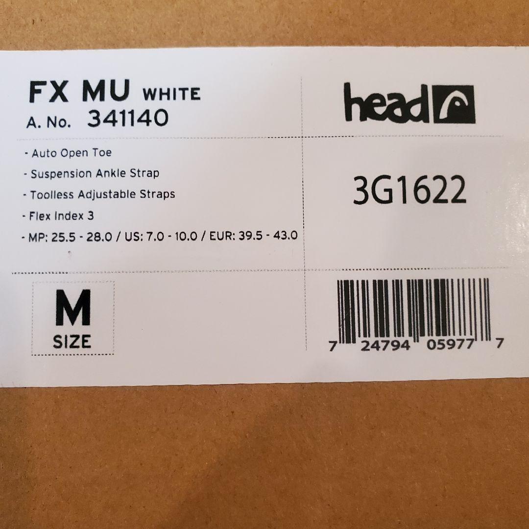 HEAD FX MU ホワイト Mサイズ スノーボードビンディング 新品未使用