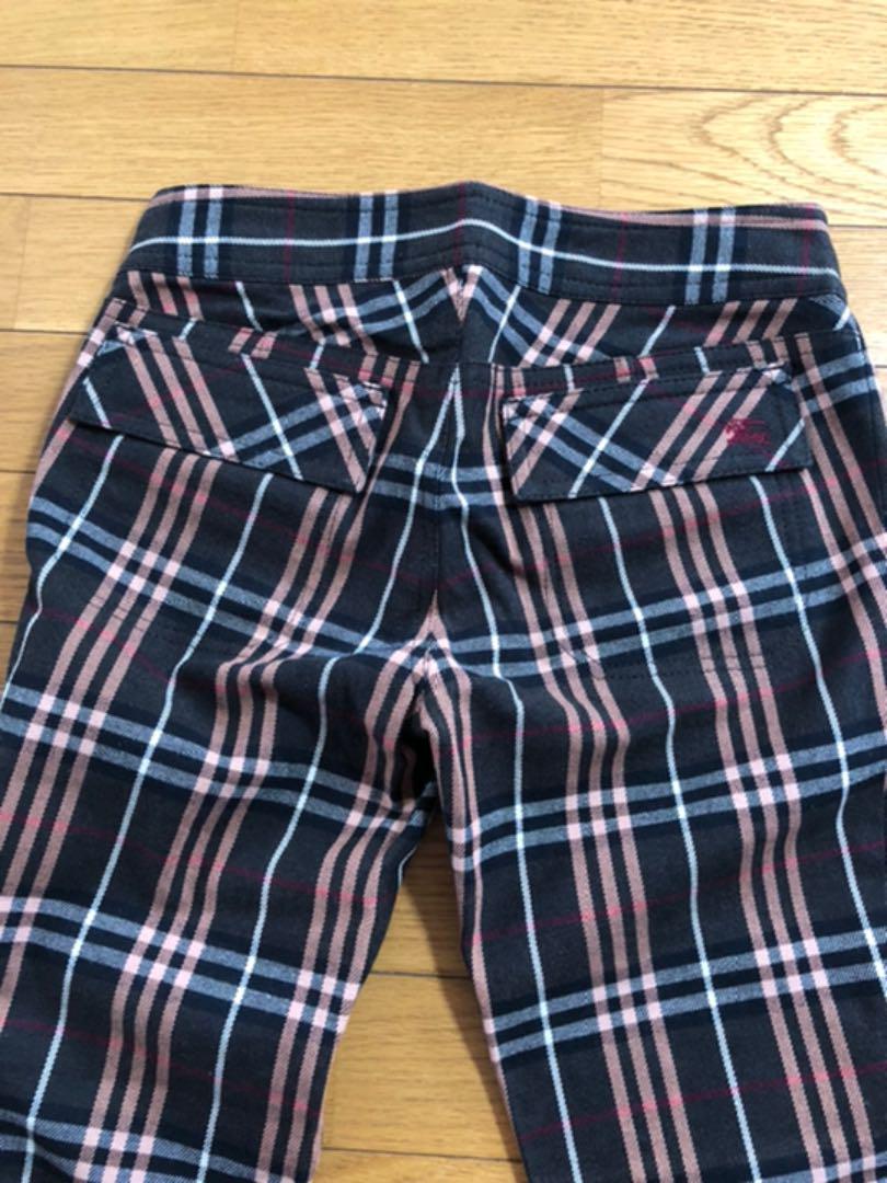 バーバリーブルーレーベル チェックパンツ