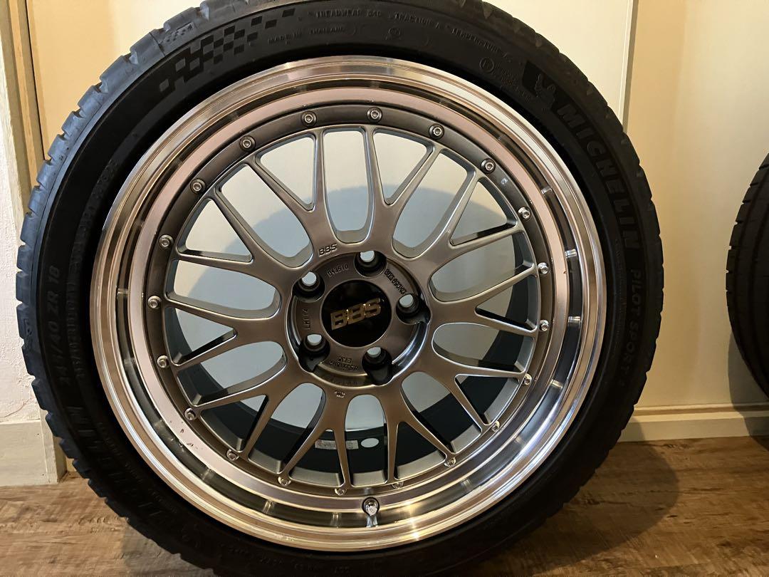 BBS LM18インチ ホイールセット ミシュランタイヤ付き
