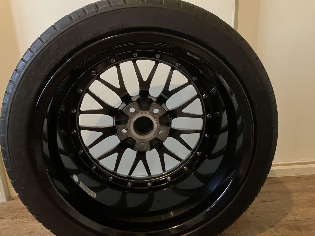 BBS LM18インチ ホイールセット ミシュランタイヤ付き