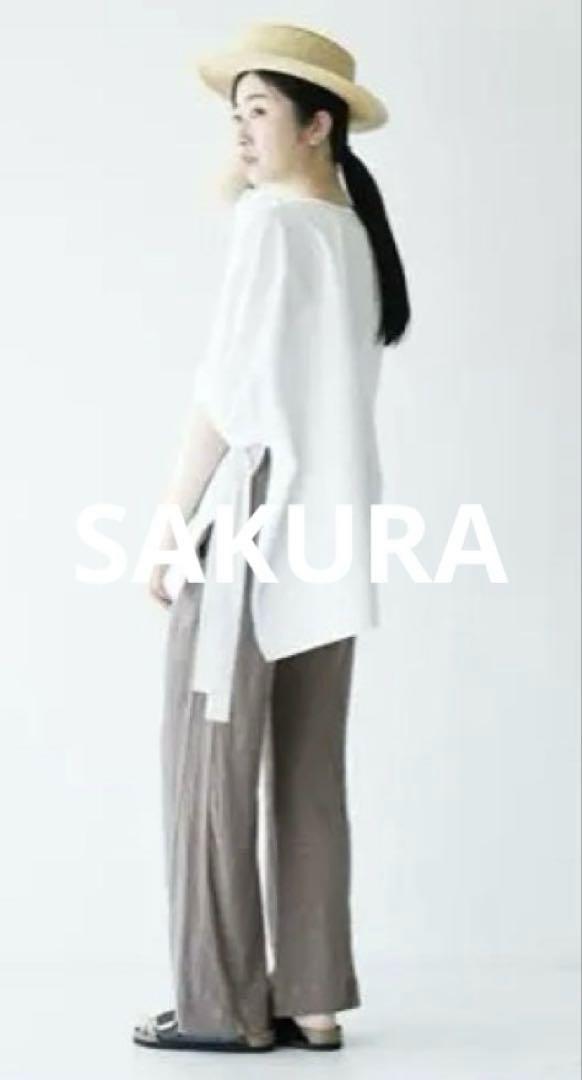 SACRA ギャザースリーブプルオーバー