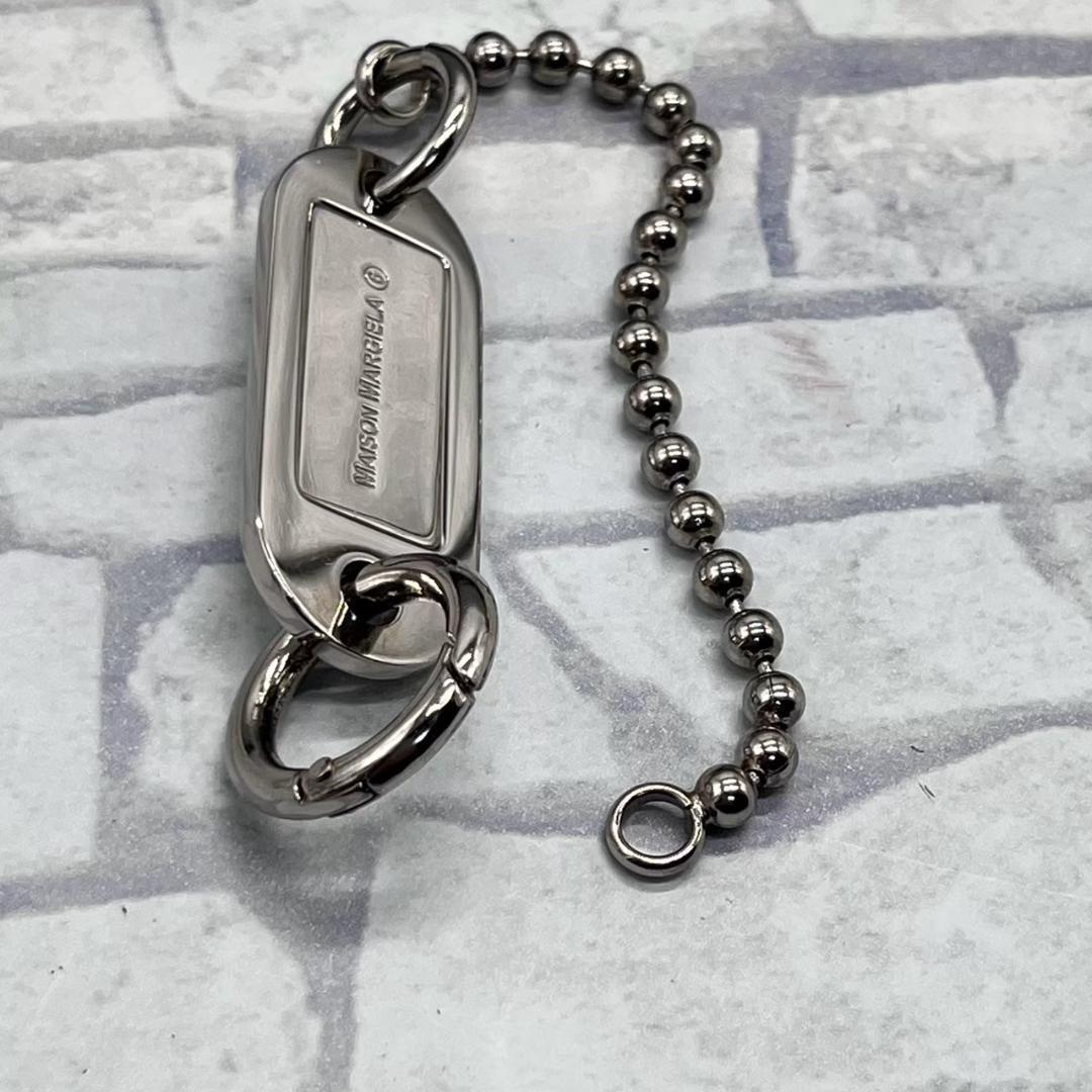 冬ギフト  MM6 Maison Margiela ボールチェーンブレスレット ロゴタグ アクセサリー