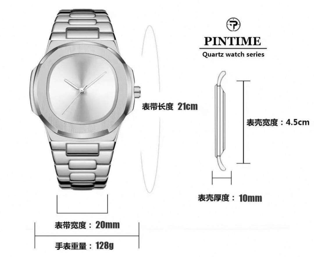 時計 Time less steel square watch y2k opium