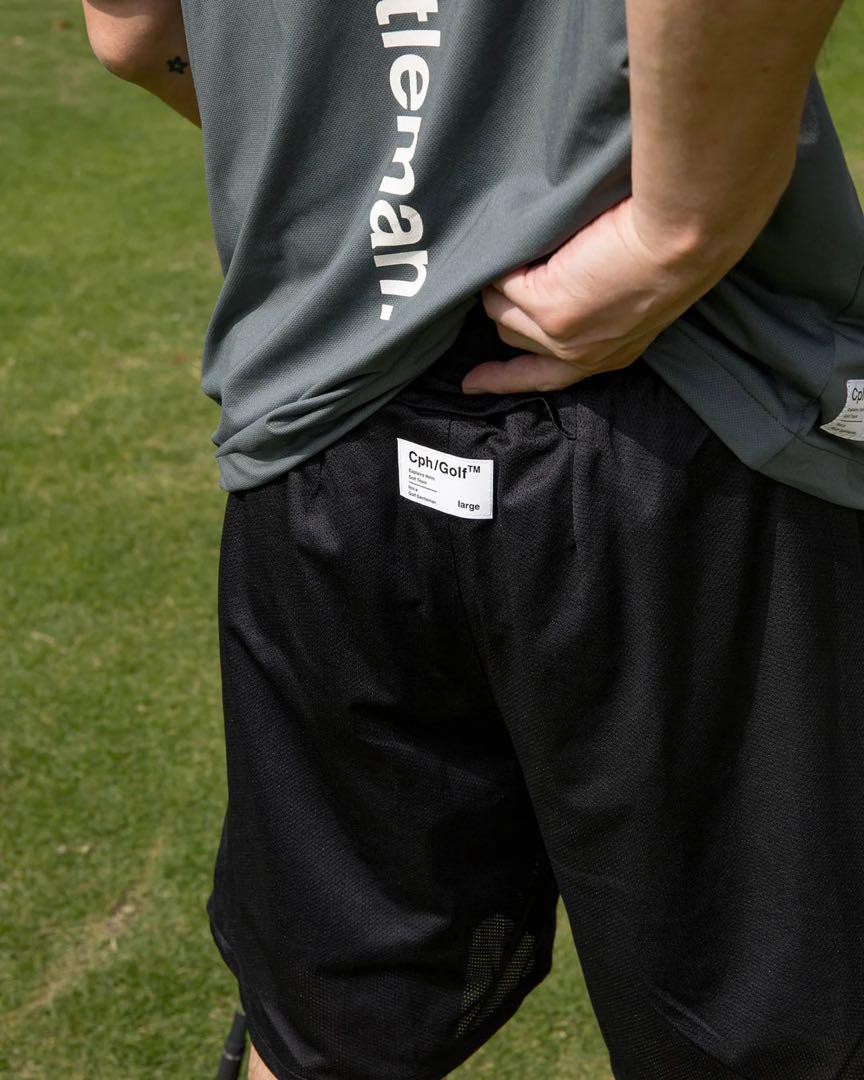Cph/Golf DOUBLE MESH SHORT サイズL ブラック