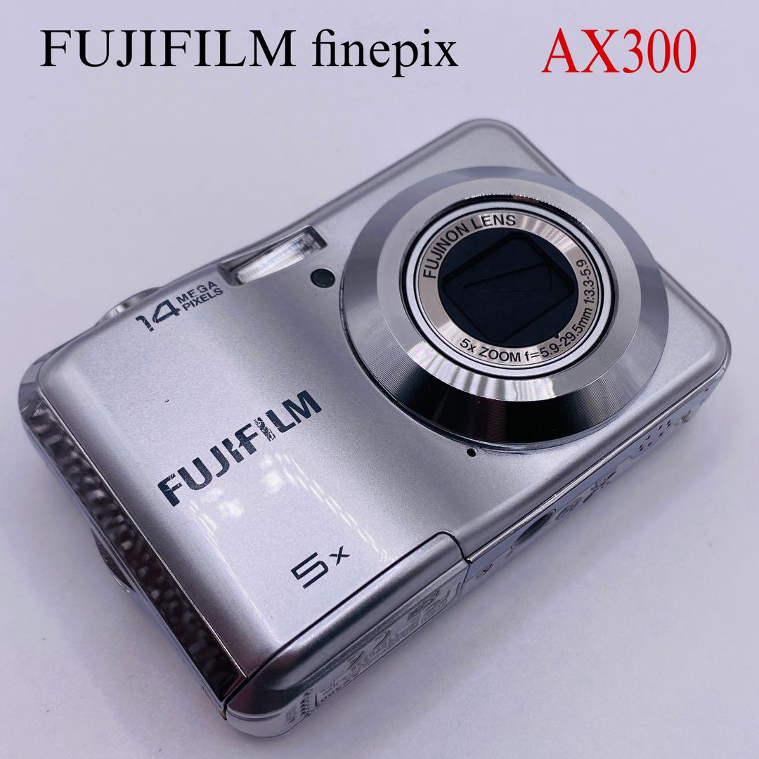 FUJIFILM FINEPIX AX デジカメ 単三電池式 【動作確認済】 1400万画素・光学式5倍ズームレンズ搭載の単3形乾電池対応モデル